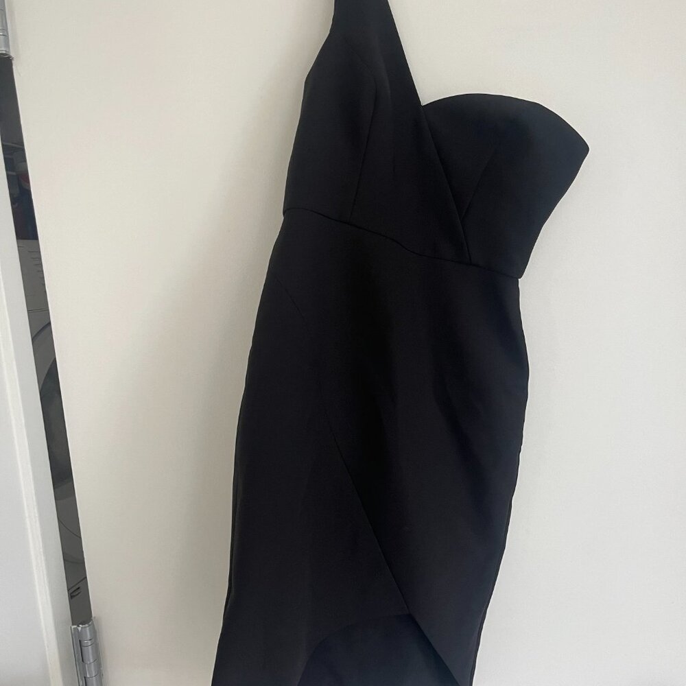 BCBGM Eve One Shoulder Dress - Picture 4 of 7